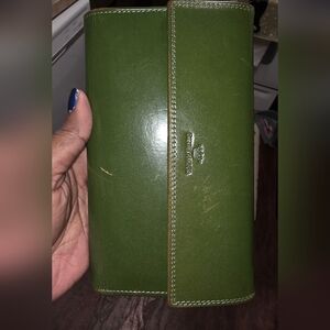Green Leather Women's Wallet